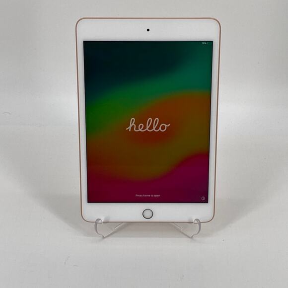 Apple iPad Mini (5th Generation) – 64GB, Wi-Fi – Gold - Picture 1 of 3